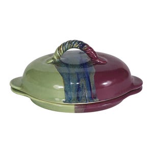 Handmade Ceramic Covered Butter Dish