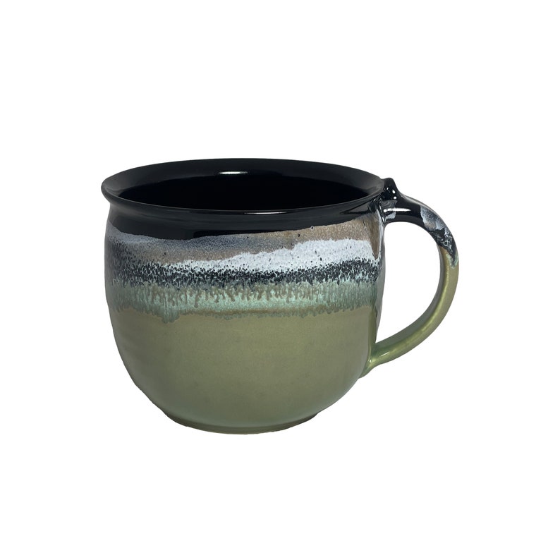 Neherpottery Clay in Motion Latte Mug - Thumbnail 3