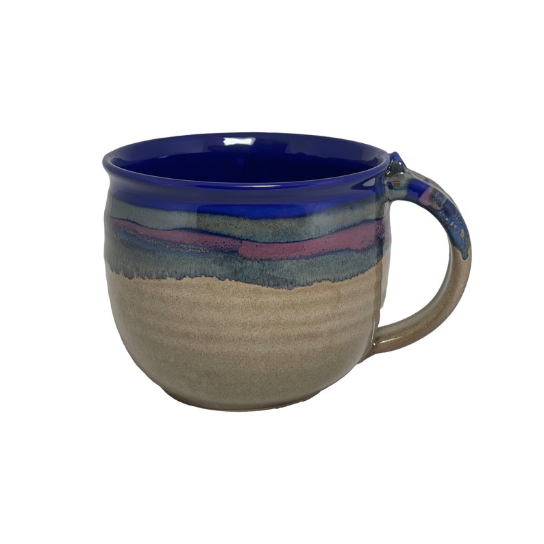 Neherpottery Clay in Motion Latte Mug - Thumbnail 5
