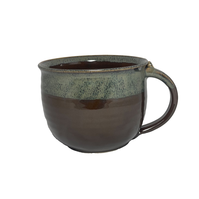 Neherpottery Clay in Motion Latte Mug - Thumbnail 2