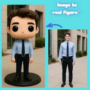 Custom 3D Pixar Style Figure from Photo | Personalized Cartoon Figurine | Unique Gift for Birthday, Couples, Friends, or Family