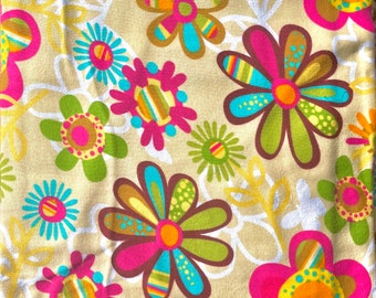 Flowers Jersey Knit Fabric