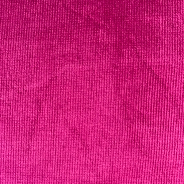 Raspberry Heavy Corduroy Fabric