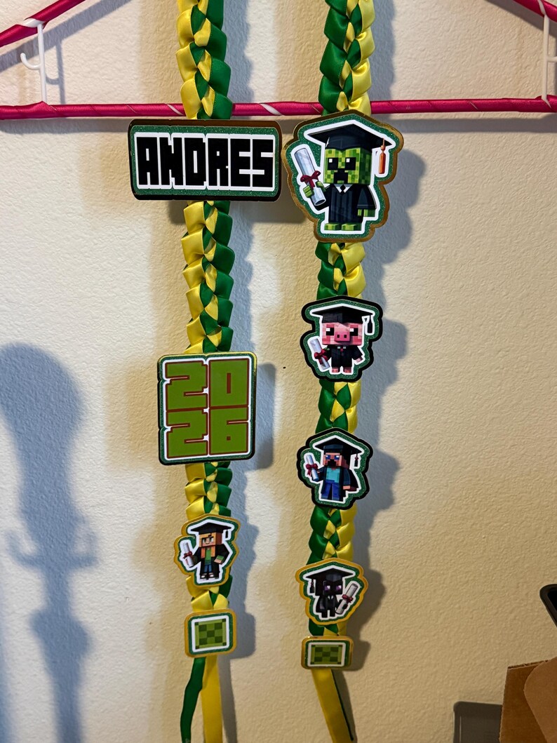 2026 Minecraft Graduation Lei - Etsy