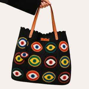 Crochet Bag Pattern, Granny Square Bag Pdf Pattern, Crochet Bag Project, Crochet Purse Pattern with Video Tutorial, DIY Crochet Bag