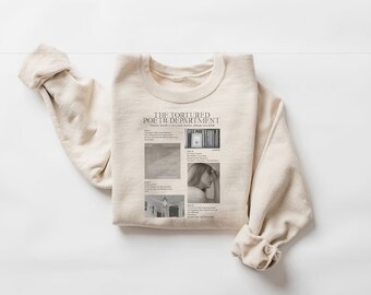 The Tortured Poets Department Crewneck, TS New Album Sweatshirt Geschenk für Swiftie Fan, Ts New Album Shirt, TTPD Merch