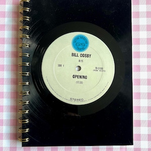 Vinyl Record Notebook -Handmade & Upcycled Journal -Music Gift -Eco Friendly Gift -Back to School Gift -Handmade Journal -Recycled Vinyl