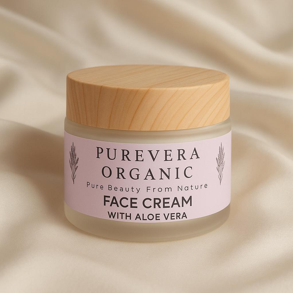 Natural Aloe Vera Face Cream: Lightweight Daily Moisturizer/ Aleo Vera Skin  Hydrating Moisturizing Face and Skin Cream - Etsy