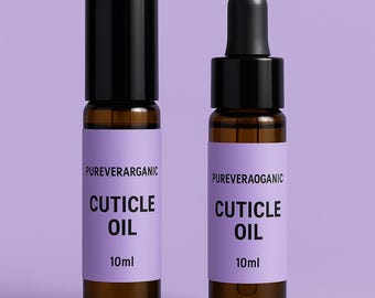 Aceite natural para uñas y cutículas/Favorece una apariencia saludable de las uñas/Brillo hidratante/Fórmula vegana hecha a mano/Avakado, aceite de semilla de uva, aceite de jojoba