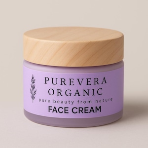 Organic Face Cream-Natural Moisturizer for Sensitive Skin-Hydrating Day & Night Cream – Handmade Clean Beauty/Organic Skincare Gift for Her