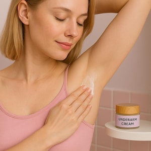 Natural Underarm Deodorant Cream / Apply once, no body odor./ odor control & brightening / Aluminum free/ Deodorant balm / Handmade