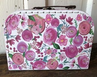 Floral Suitcase |Paper Suitcases | Gifts under 18