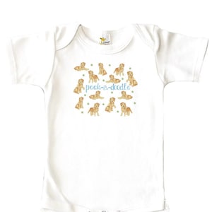 Peek-A-Doodle pink & blue | Baby Onesies | Gifts under 25