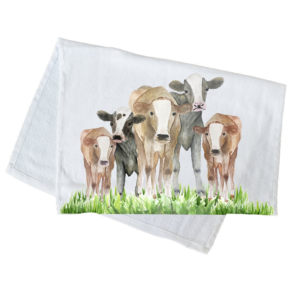 Rebanho de vacas | Toalha felpuda | Presentes menores de 15 anos