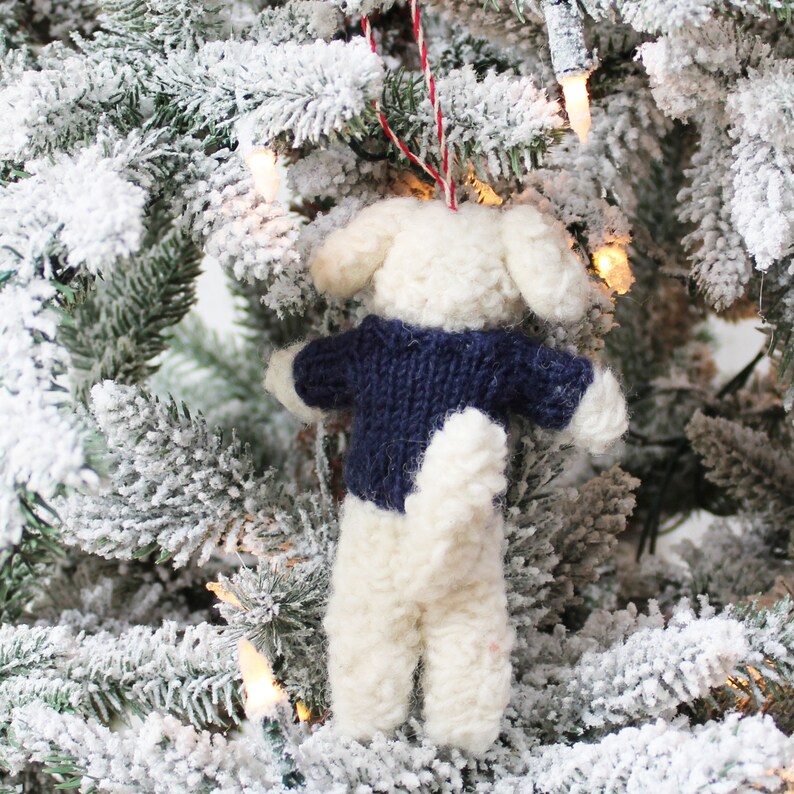 Curly Doodle With Curly Doodle Sweater Ornament LIMITED QUANTITY image 3