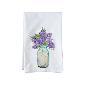 Lilacs| Cotton Flour Sack Towel | Fun Towel | Gifts under 16