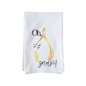 Oh, Snap!| Decorative Flour Sack Towels | Gifts under 15