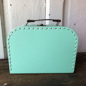 SMALL Mint Suitcase | Gifts under 15 | Paper Suitcases | Three Color Options