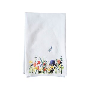 Ralph Moberly Floral | Organic Cotton Flour Sack Towel | Fun Towel | Gifts under 16