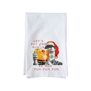 Rum | Decorative Flour Sack Towels | Gifts under 15