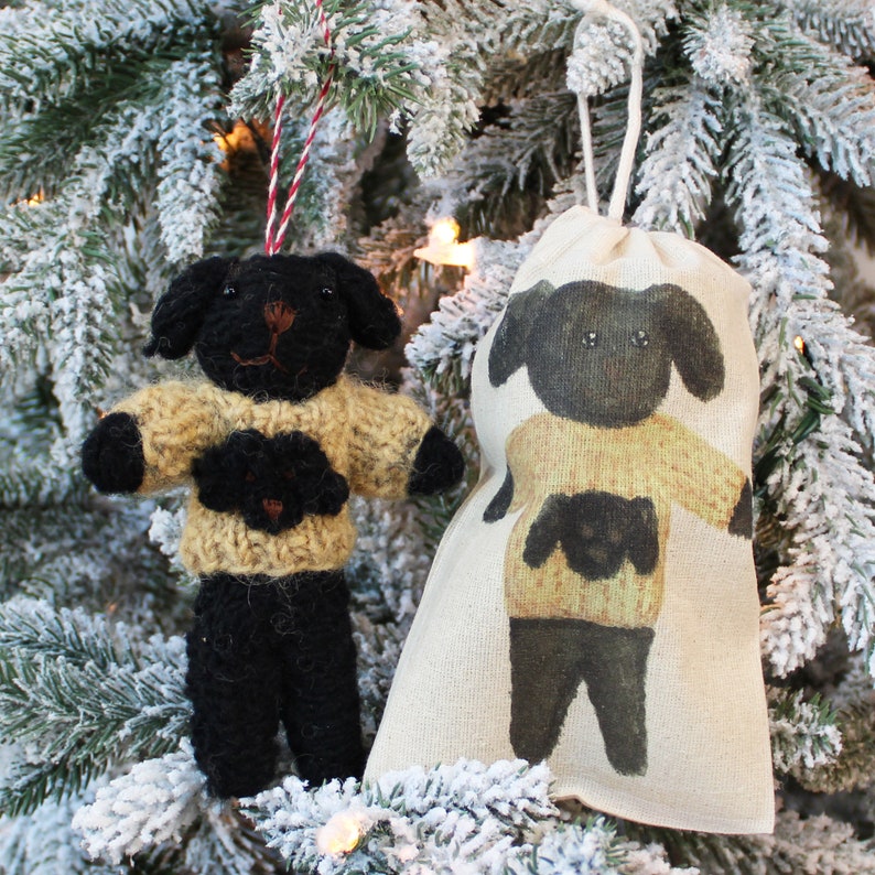 Curly Doodle With Curly Doodle Sweater Ornament LIMITED QUANTITY image 9