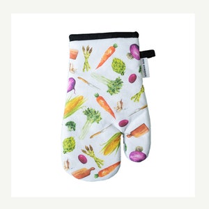Veggies | Quilted Cotton Oven Mitt