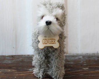 Personalized Schnauzer Dog Ornament| Custom Ornament| Gifts Under 20