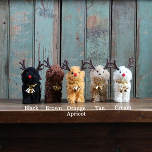 Reindeer Jingle Bells Doodle Dog| Doodle Christmas Ornament | Gifts under 20