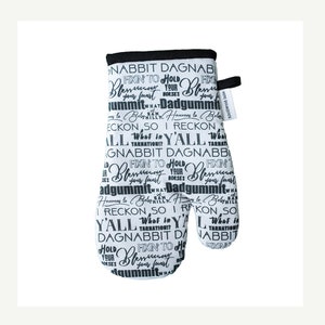 Southern Sayings | Quilted Cotton Oven Mitt