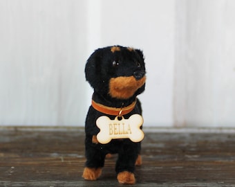 Personalized Fur Dachshund Ornament| Custom Ornament| Gifts under 20