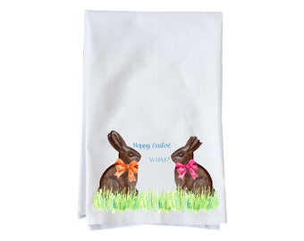 Happy Easter What? Kitchen Towel | | Flour Sack Towel| Easter| Vintage | Gifts under 15