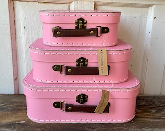 Pink Suitcases | Gifts under 18| Paper Suitcases |