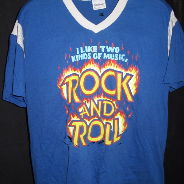 Trashed Rock And Roll T-Shirt XL