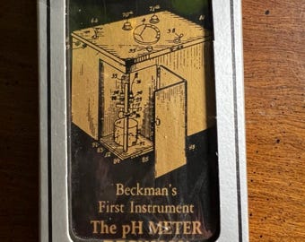 Vintage Inventor-speelkaarten: Beckman pH-meter, verzegeld kaartspel