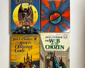 Jack L. Chalker Lot of 4 Science Fiction Fantasy Paperback 1980s