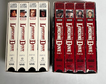 Lonesome Dove en Return to Lonesome VHS-boxsets met twee western-klassiekers