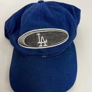 Vintage Los Angeles Dodgers RARE Boxseat Velcro Adjustable Hat