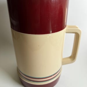 Vintage Aladdin Wide Mouth Pint Thermos Plastic Insulated USA Retro