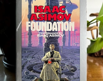 Isaac Asimov Foundation audiocassetteboek op band vintage 1988