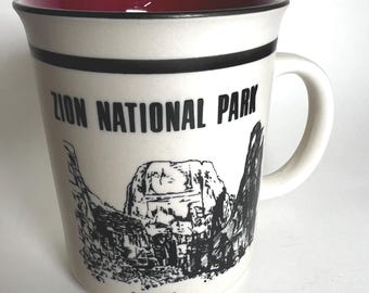 Zion National Park Utah Collectible Mug National Parks Coffee Cup