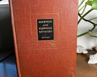 Erewhon en Erewhon Revisited door Samuel Butler, eerste editie 1927, hardcover