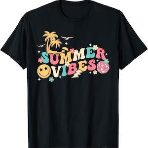 Retro Groovy Summer Vibes Funny Beach Life Summer Vacay Png, Retro Summer Png, Beach Png, Summer Checkered Png, Summer Shirt Png, Summer Vib