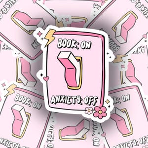Swick Off Sticker Anxiety off Switch Sticker: Bookish Kindle Ereader Sticker - Etsy