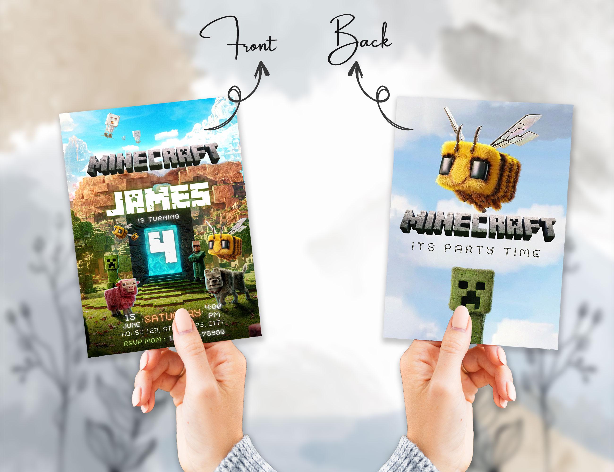 Full Minecraft Party Pack Invite