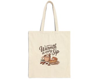 Cotton Canvas Tote Bag: Reusable Shopping Bag, Long Handles