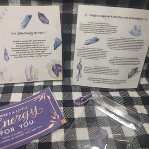 Ein bisschen Energie für Dich – Amethyst Taschenanhänger