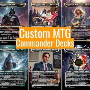 MTG Proxy Commander Deck – 100 Card Full Art EDH Proxy Set – Themed Casual Play Magic Deck