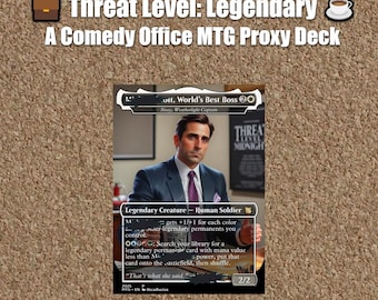 Commander Proxy Deck – Threat Level: Legendary, Custom MTG Legendary Deck, Sisay Commander, Full Art 100 Cards