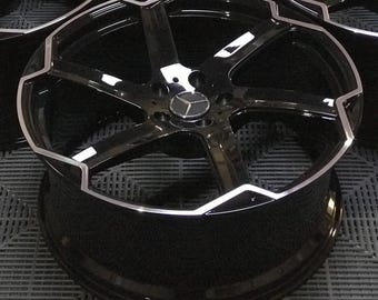 Llanta forjada personalizada, 1 unidad, de 17 a 24 pulgadas, para MERCEDES, BMW, Audi, Porsche, Dodge, RR