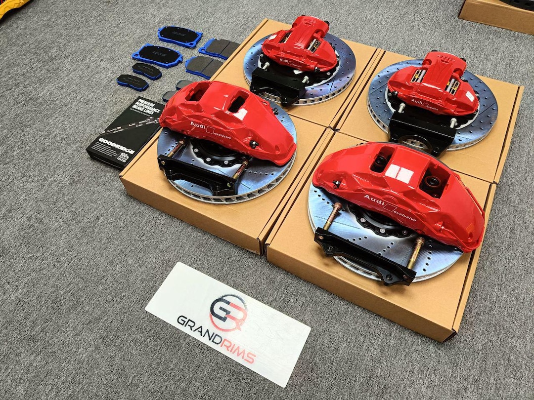 Custom Carbon Ceramic Full Brake Kit for Audi RS5 RS6 Q8 RSQ8 on ...